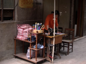 sewing business on the streets